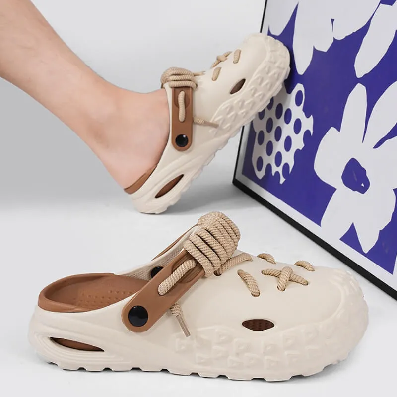 Rope-Tied Clogs