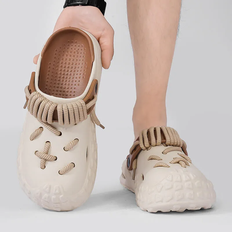 Rope-Tied Clogs