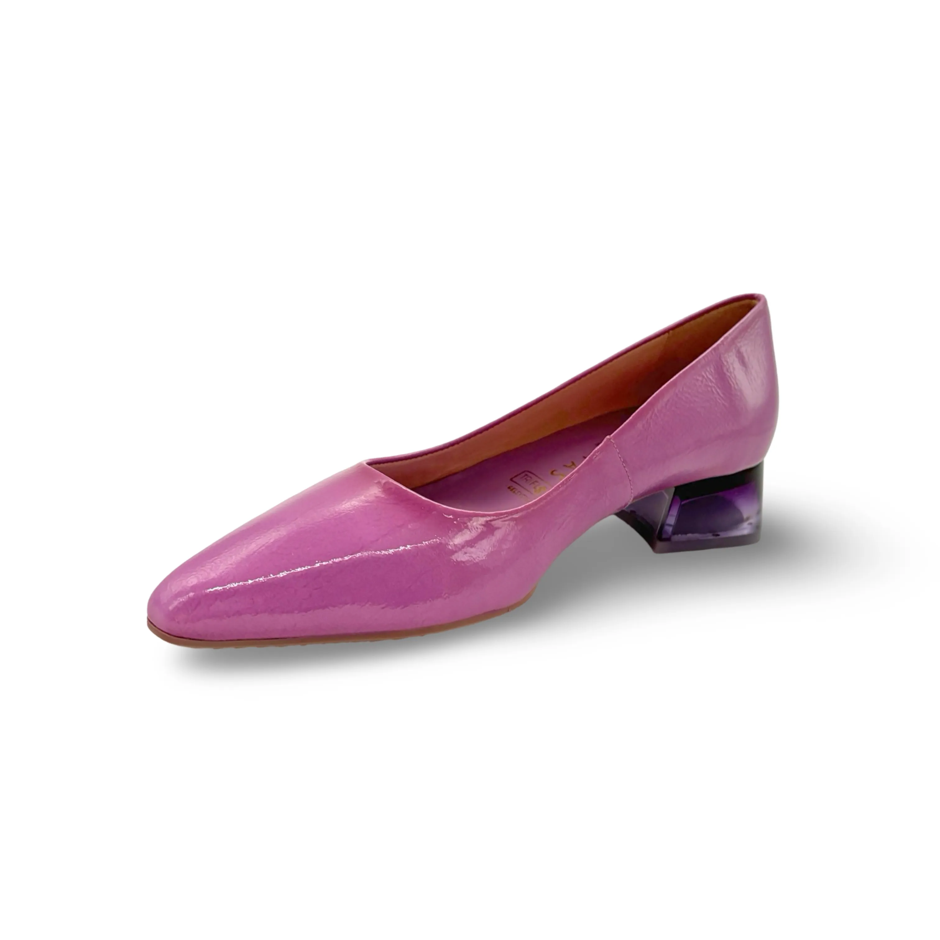 Sahara Violet Patent Pump