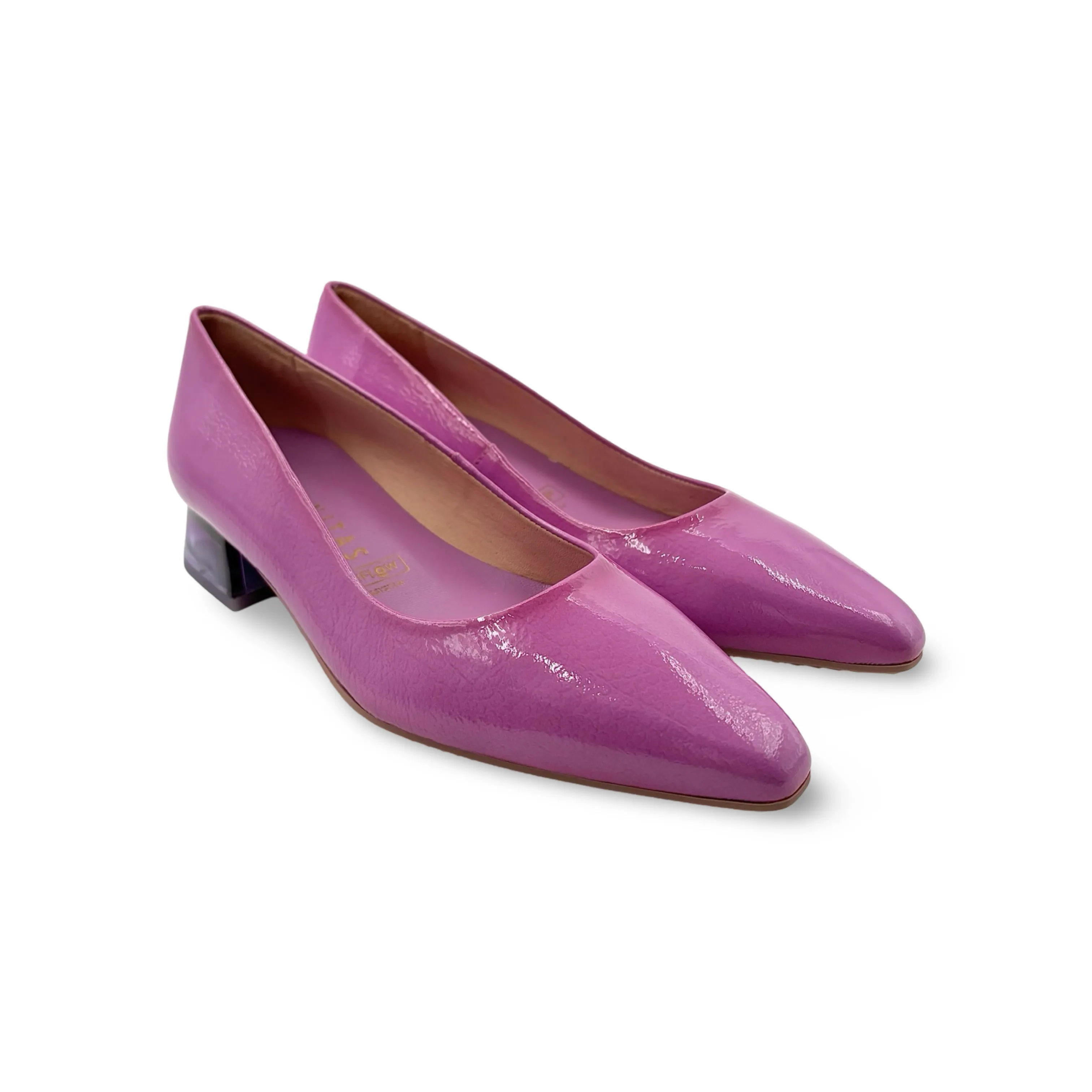 Sahara Violet Patent Pump