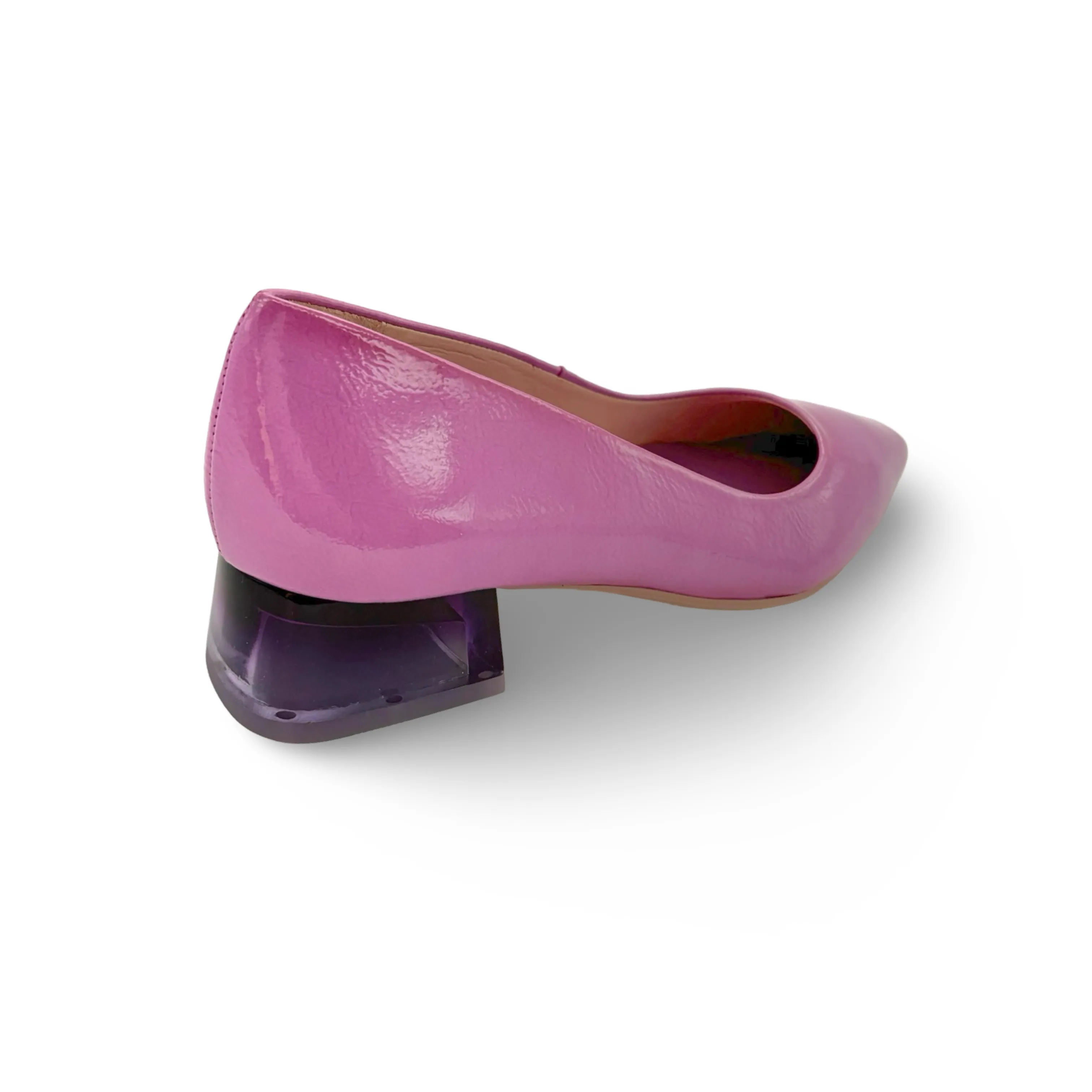 Sahara Violet Patent Pump