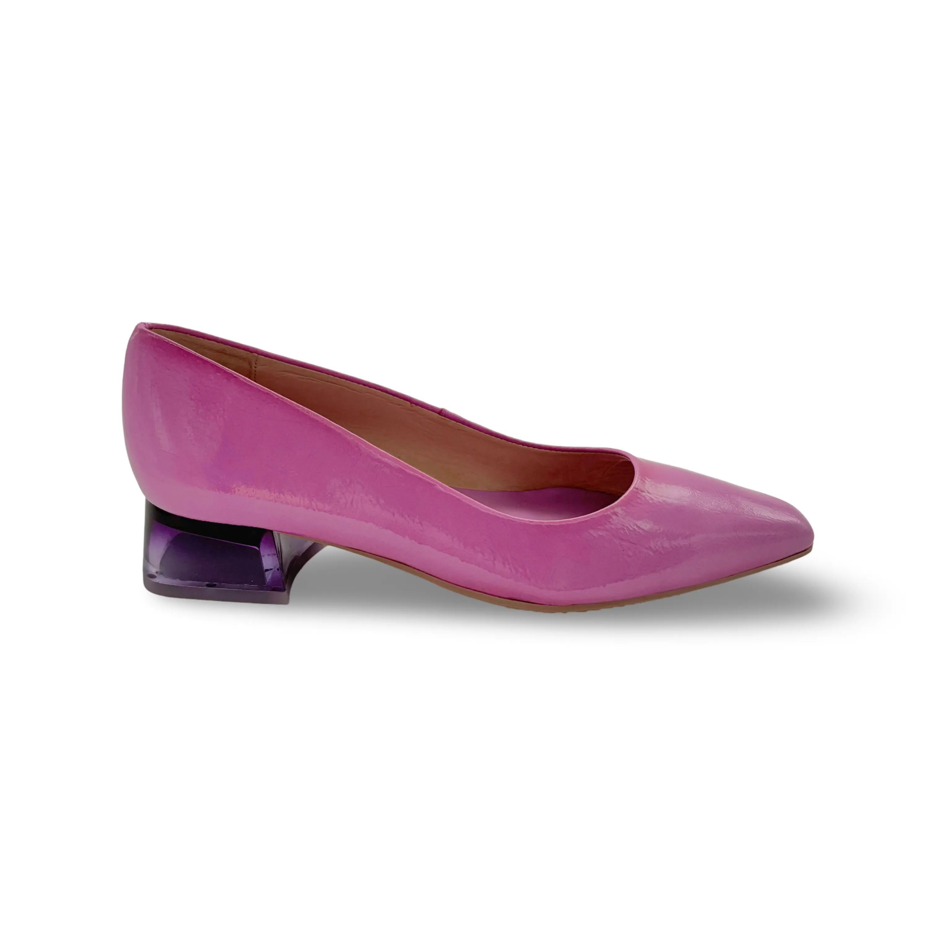 Sahara Violet Patent Pump
