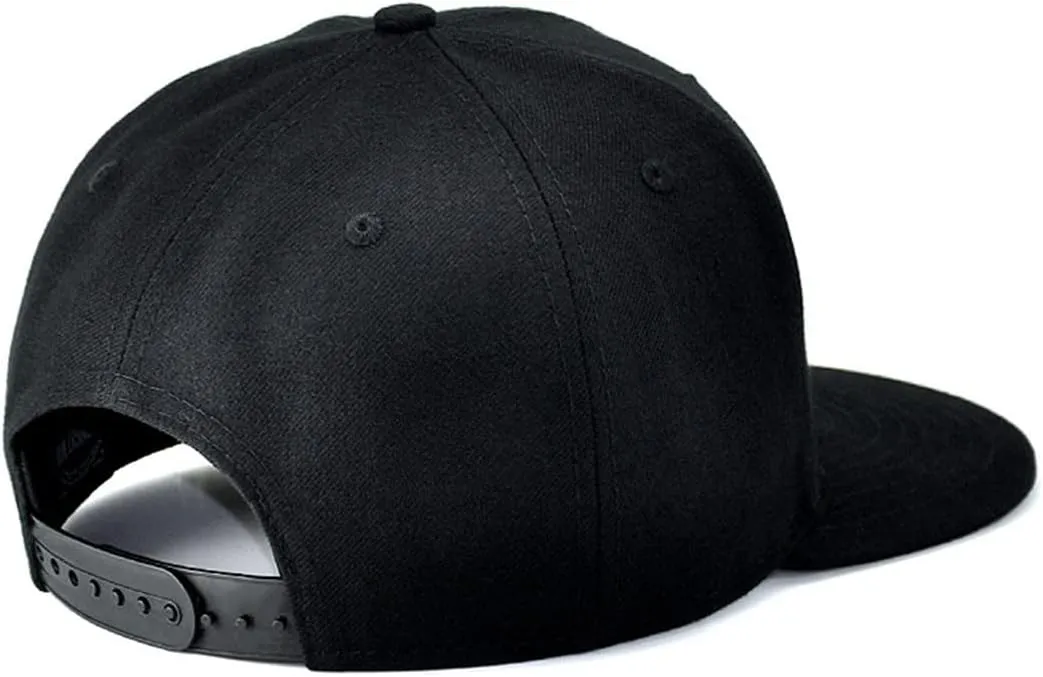 Skull Skateboards Hat Flat Bill Hats for Men Snap Backpack Mens Hats and Caps Cool Snapback Baseball Cap for Boys Hip Hop