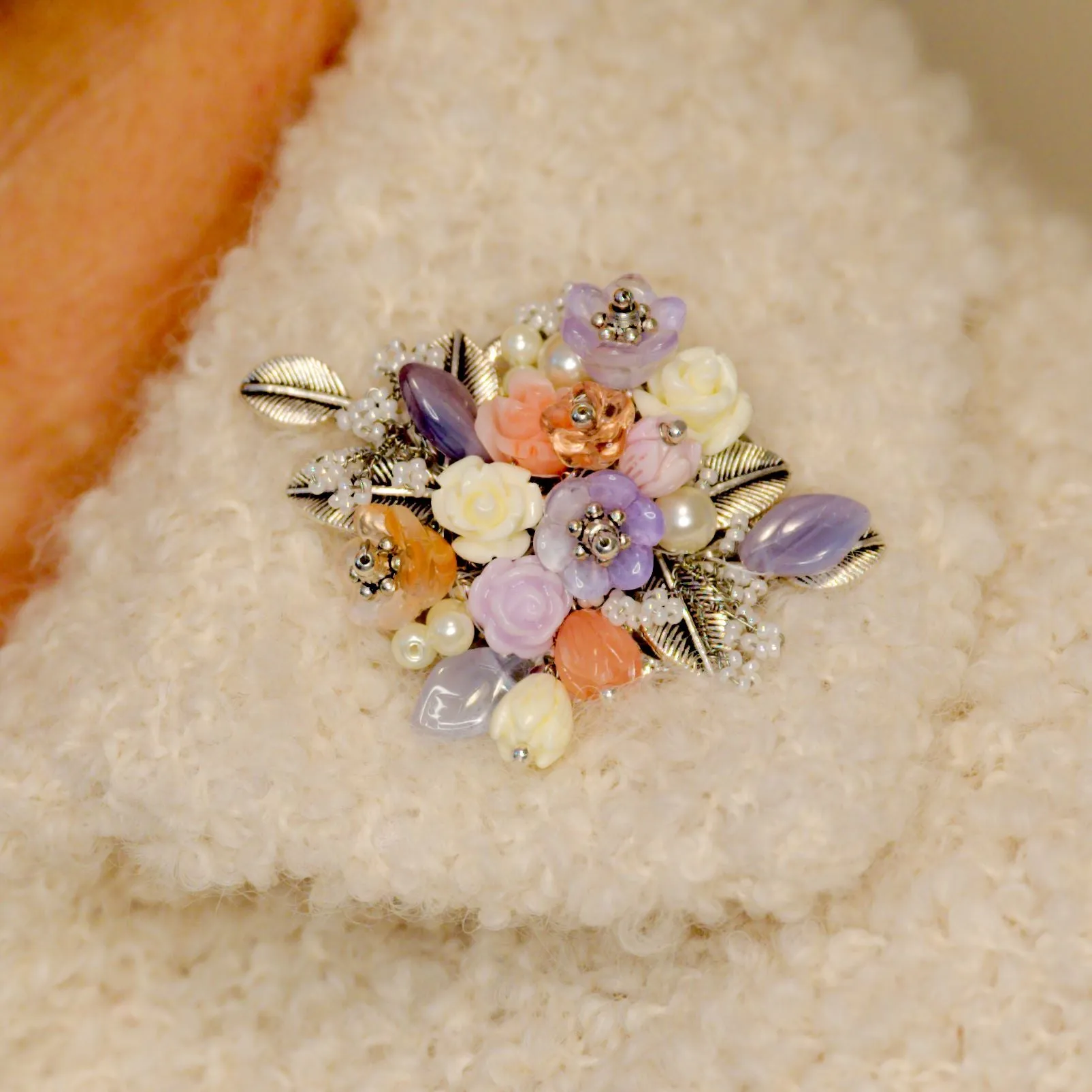 Softness and Light Brooch