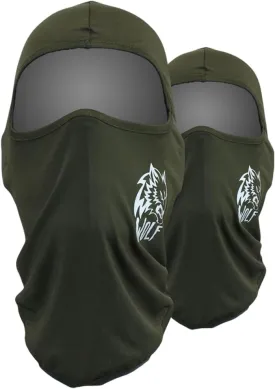 Wolf Sun Protection Breathable Balaclava Full-Face Mask Hood Neck Gaiter BBM