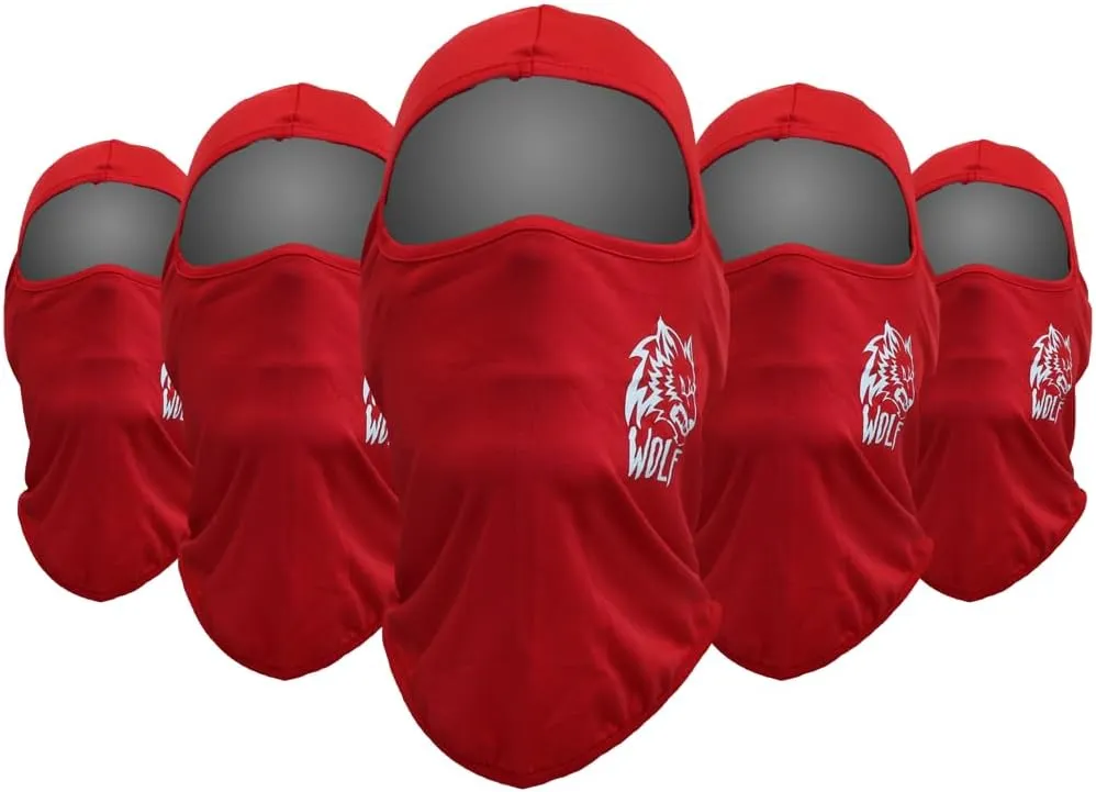 Wolf Sun Protection Breathable Balaclava Full-Face Mask Hood Neck Gaiter BBM