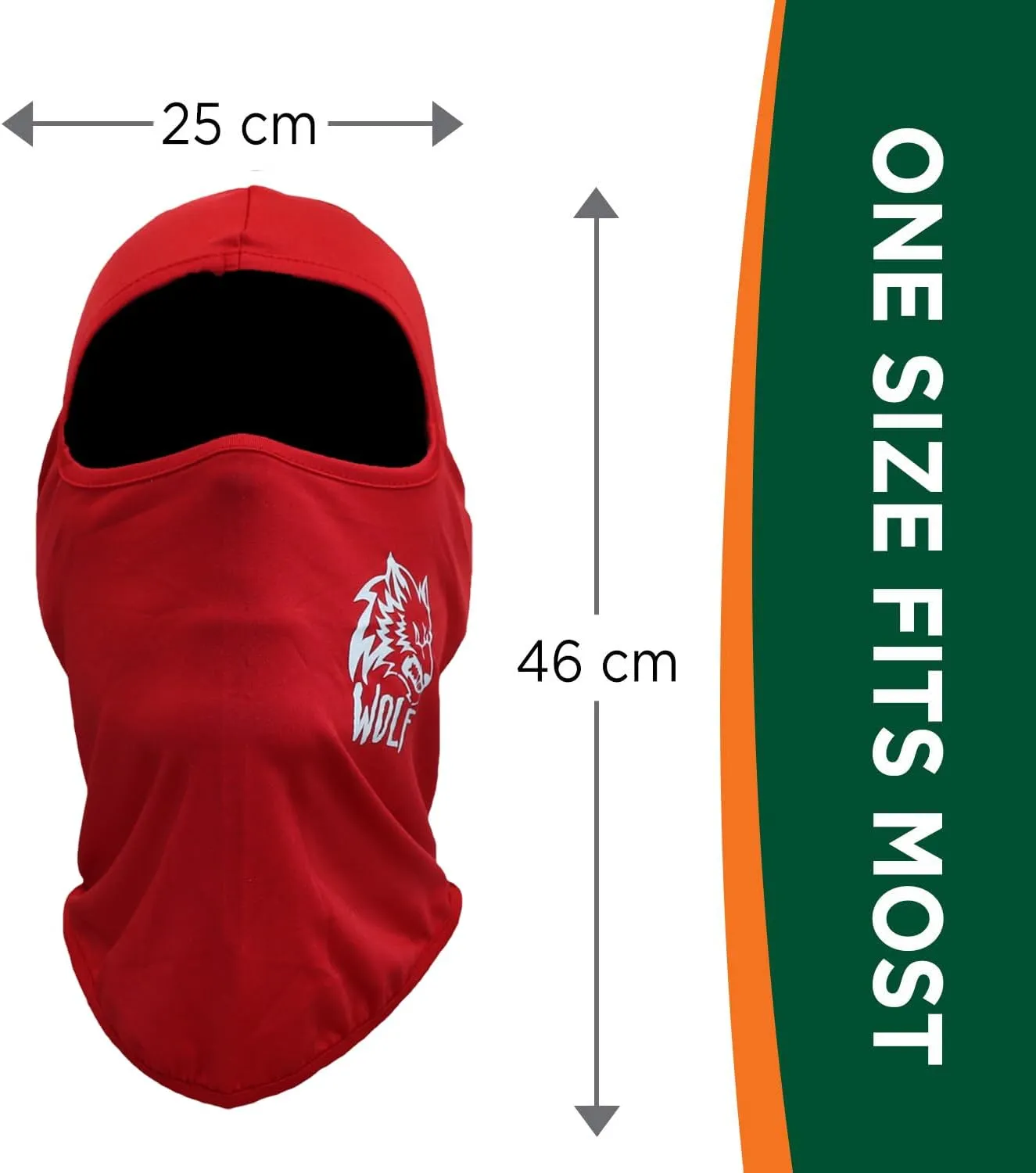 Wolf Sun Protection Breathable Balaclava Full-Face Mask Hood Neck Gaiter BBM