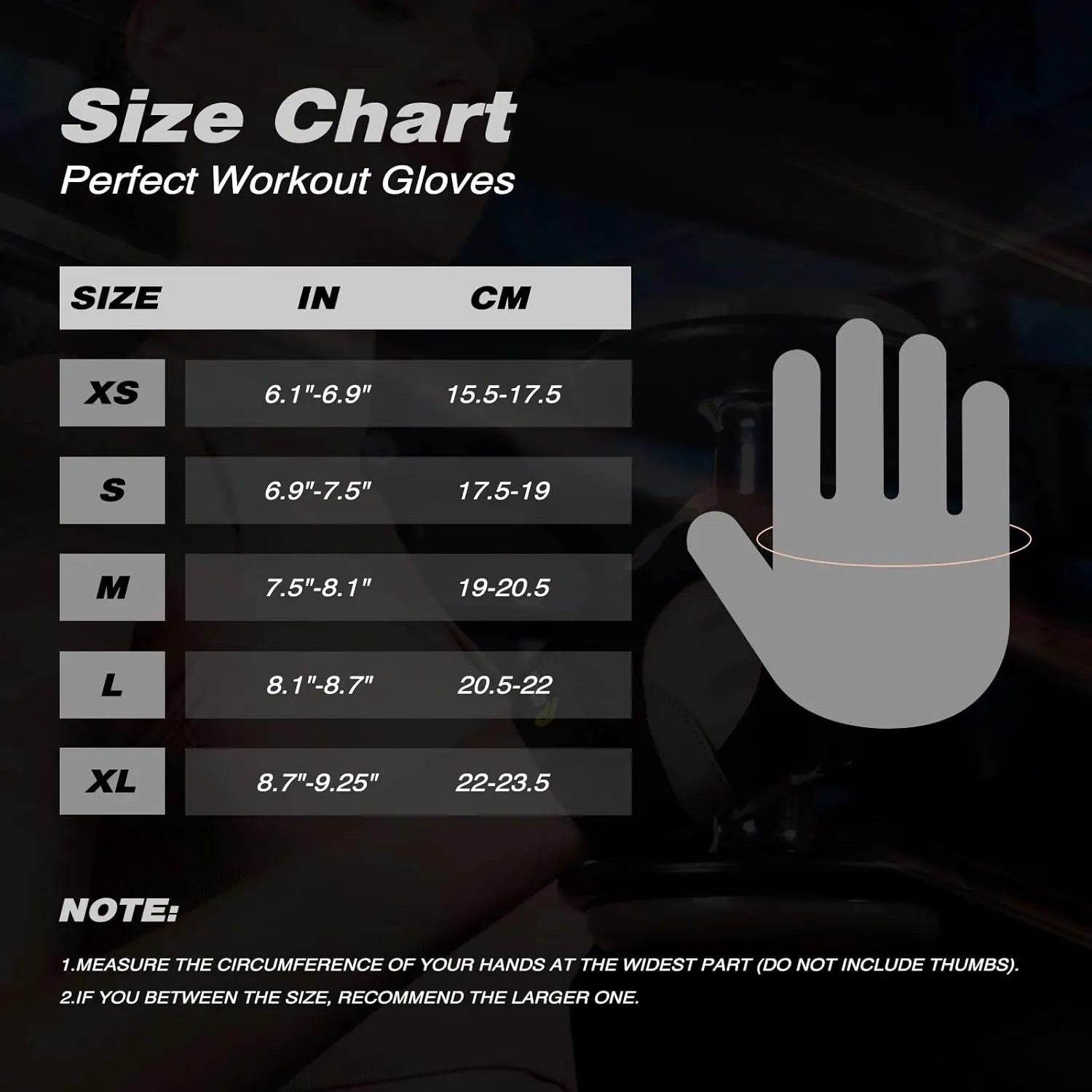 Workout Gloves for Women and Men - Weight Lifting Anti-Slip Padded Palm, Light Weight Fingerless Powerlifting Gym Gloves for Exercise, Fitness, Training, Cycling